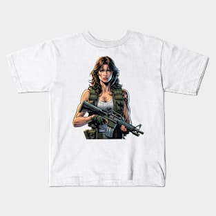 Tactical Girl Kids T-Shirt